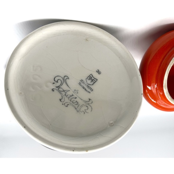 VTG SFM Schramberg MCM Adlon Majolika 60s Coffee Pod Handpainted - Picture 5 of 5